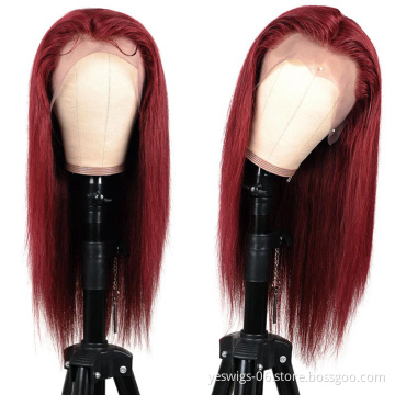Yeswigs Lace Front Human Hair Wigs For Black Women Cuticle Aligned Unprocessed Brazilian Hair Wig Full Transparent Lace Wig